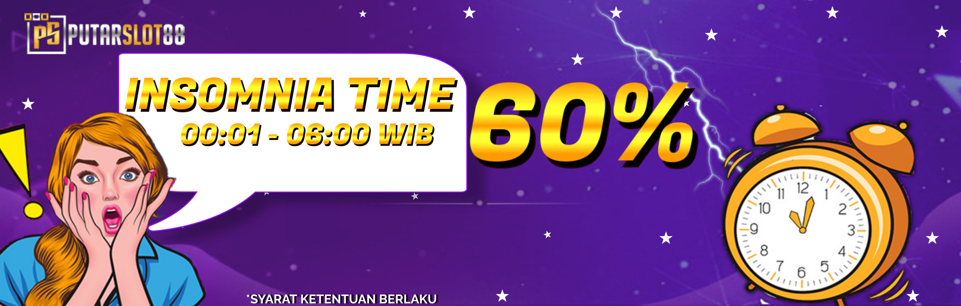 INSOMNIA TIME BONUS 60%