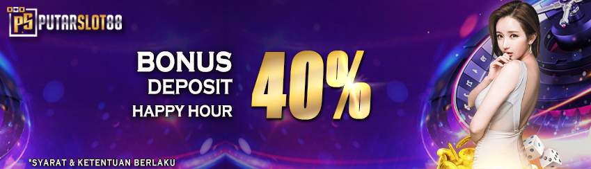 BONUS HAPPY HOUR 40%